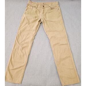 DUCK HEAD 1865 Field Canvas Five Pocket Pants Khaki Men's Size 36x36 msrp $118